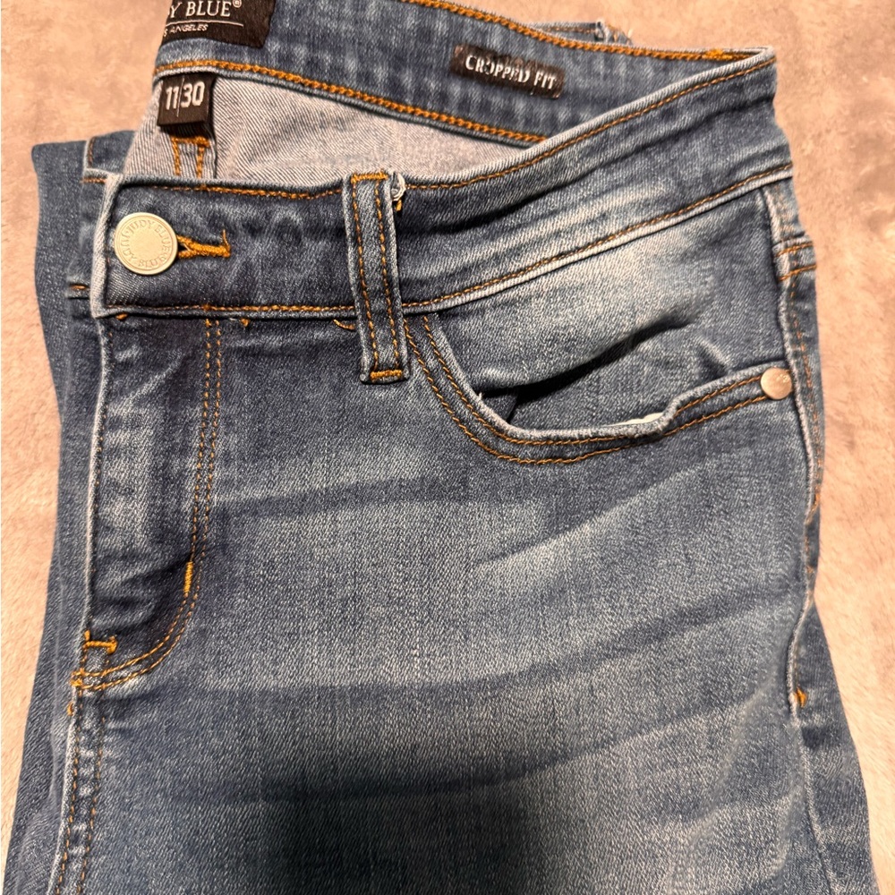 Judy Blue Distressed Denim Boyfriend Jeans